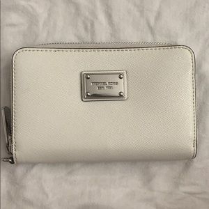 White MK Wallet
